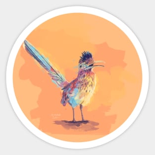 Desert Song - Roadrunner Bird Sticker